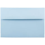 JAM PAPER A8 Premium Invitation Envelopes - 5 1/2 x 8 1/8 - Pastel Baby Blue - 25/Pack