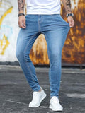 Toplot Skinny Fit Stretch Denim Jeans For Men (Men-Jeans-5158-Light Wash-40),Light Wash,40,B0D2XH9SZZ