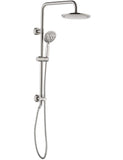 BRIGHT SHOWERS Rain Shower Heads System Including Rainfall Shower Head and Handheld Shower Head with Height Adjustable Holder, S