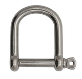 Extreme Max 3006.8234 BoatTector Stainless Steel Wide D Shackle 1/2