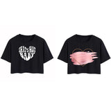 Toplot Tops For Women || Western Tops For Woman Stylish || Crop T-Shirt Western Pack Of 2 (Combo-Top-5256-Blk-Blk-M),Black-Black,,B0F6NM4SZ3