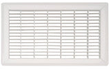 Imperial RG1108 Heavy Gauge Floor Return Air Grille, 6 x 10-Inch, White, 1-Pack