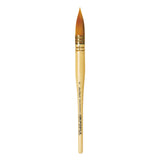 da Vinci Watercolor Series 488 CosmoTop Spin Paint Brush, Round Synthetic with Lacquered Natural Handle, Size 6 (48806)