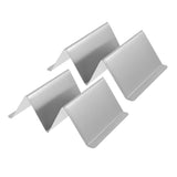 ULTECHNOVO 2pcs Shaped Taco Holders Stainless Steel Pizza Stand Tacos Display Racks for Bbq Family Gatherings