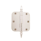 Grandeur Hardware 812195 3.5 Steeple Tip Residential Hinge with 5/8 Radius Corners, 3.5 x 3.5, Polished Nickel