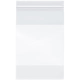 Plymor 6 x 9 (Pack of 200), 4 Mil with WhiteBlock Heavy Duty Zipper Reclosable Plastic Bags