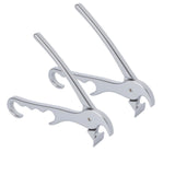 2 Pcs Pizza Pan Gripper 8 Inch Deep Aluminum Hot Plate Safety Grabber Clip