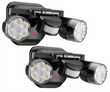 OREiN 2 Pack Motion Sensor Outdoor Lights, 450 Superwide Adjustment Dimmable Dusk to Dawn Flood Lights Outdoor, 5000K 12W=150W O