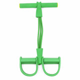 MERISHOPP Compact Pedal Resistance Band with Handles AntiSlip Resistance Exercise Equipment with Pedals Lightweight Pedal Tensi