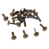 HEAVENGLOW 200 Pieces Metal Round Head Brads Paper Craft Scrapbook Fasteners Bronze|Crafts | Scrapbooking & Paper Crafts |200 Pi