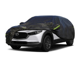 KouKou Waterproof SUV Car Cover Suitable for Mazda CX-30 from 2019 to 2025, 7 Layers Windproof All Weather Waterproof Outdoor Co