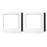 One Piece RV AC Seal, Universal 14RV A/C Gasket for Trailer, Motorhome, Camper AC Gasket Kit for Roof Leak Protection & Vibr
