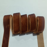 8 Yards 1(25mm) Velvet Ribbon for Wedding Christmas Gift Box Wrapping Bow Making Bouquet Wrap DIY Craft Decor (Dark Brown, 1