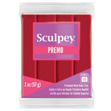 Sculpey Premo Polymer OvenBake Clay, Pomegranate Red, Non Toxic, 2 oz. bar, Great for jewelry making, holiday, DIY, mixed media