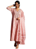Libas Women'S Pure Cotton Kurta Set (358130R