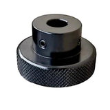 CHANCS Aluminium Alloy Machine Tool Handwheels 30mm OD 6mm Bore Knurled Oxidised Black Handles Knobs for Sliding Table