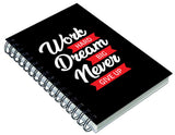 Accuprints Wiro Hard Bound Size -A5 (6 By 9 Inch) Notebook Diary Ruled 200 Pages-Notebook Diary (Multi Color)