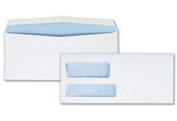 Quality Park #9 Security Envelopes, Double Window, Invoices and QuickBooks Statements, 37/8 x 87/8 Inches, Gummed, 24 lb White
