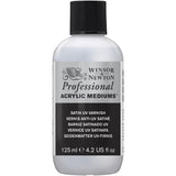 Winsor & Newton Professional Acrylic Medium, Satin UV Varnish, 125ml (4.2oz)