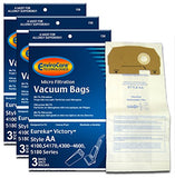 EnviroCare Replacement Micro Filtration Vacuum Cleaner Dust Bags made to fit Eureka Style AA Victory and True HEPA Uprights. 9 p