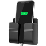CEI&BPY Wall Mount Phone Holder, Phone Stand with Self Adhesive. Phone Holder for Charging and RV for iPhone and Android (1Pc,Gr