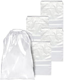Clear Drawstring Bags, Waterproof Drawstring Gift Bags, Travel Shoe Bags For Packing, Shipping, Storage, Shoe Dust Bags With Dou