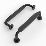 ROMATEE 10 Pack 3.75 Inch(96mm) Matte Black Cabinet Pull Kitchen Cabinets Handles Black Cabinet Hardware for Cupboard Handles Ki