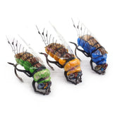 YZD Realistic Fly Fishing Dry Wet Nymph Trout Flies Topwater Lures for Freshwater Saltwater High Simulation Hand Tie Lure Kits 3