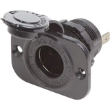 Blue Sea Systems 1011 Dash Socket, 12V, Black