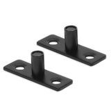Homode Barn Door Floor Guide, Sliding Door Roller Guide for Bottom, Bottom Guides Floor Mount 2 Pack, T Shape Bottom Roller Guid
