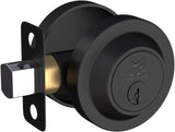 Mega Handles - Buena Deadbolt I Entry Deadbolt Lock - Heavy Duty Round Locking Deadbolt for Left or Right-Handed Doors - Interio