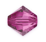 50pcs Genuine Preciosa 6mm Faceted Bicone Crystal Beads Fuchsia Compatible with Swarovski Elements Crystals Jewelry Making