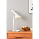 Living District Modern Home Decorative Juniper 1 Light White Table Lamp