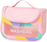 Hanging Toiletry Bag For Travel, Portable Cosmetic Organizer With Handle And Zipper Compartments Waterproof Wash Bag Makeup St
