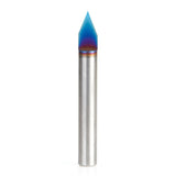 Amana Tool 45632-K Solid Carbide Spektra Extreme Tool Life Coated 45 Degree Engraving 0.005 Tip Width x 1/4 SHK x 2 Inch Long Si