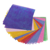 TRENDIVIBE 6x50 PCS Colored Shimmer Paper Handmade DIY Folding Craft Paper
