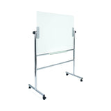 Magnetic Glass Revolving Dry-Erase Easel