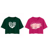 Toplot Tops For Women || Western Tops For Woman Stylish || Crop T-Shirt Western Pack Of 2 (Combo-Top-5256-Olv-Pnk-Xs),Olive-Pink,,B0F6NMX8W4