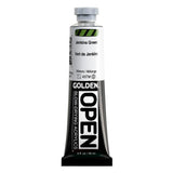 OPEN SlowDrying Acrylics by GOLDEN, Jenkins Green, 2 fl oz. tube, Professional Acrylic Paint, SemiTransparent
