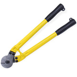 Muzata Heavy Duty 18 Hardened Cable Cutter,Chromium Vanadium Steel,High Temperature Heat Treatment,Cuts Up to 5/16 Stainless Ste