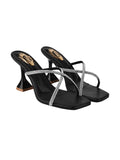 Shoetopia Women'S Platform Heel Sandal,Black,5,B0CMXQS7Y3