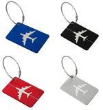Tapahpriyay Metal Travel Laggage Tag For Suitcase Bag Handle Wraps Travel Identification Labels Bag Tag Travel Accessories (4 Pc