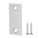 Siwil Door Edge Hole Filler Plate 1-1/8 x 2-3/4 , Deadbolt Cover Plate, Stainless Steel Brushed Nickel - 1 Pack