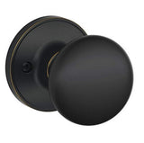 SCHLAGE Dexter by Schlage J170STR716 Stratus Decorative Inactive Trim Knob, Aged Bronze (Pack of 1)