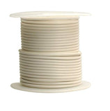 Coleman Cable 55667223 Pimary Wire, 18Gauge 100Feet Bulk Spool, White