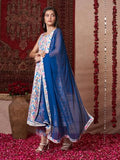 Gosriki Women'S Rayon Viscose Printed Anarkali Kurta With Pant & Dupatta (Ritu Blue-Vks01-Gs_L_Blue_Large),Blue,,B0DV4FFRJC