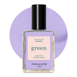 Manucurist Green Wisteria - Pastel Purple Nail Polish Quick Dry - Natural Classic Nail Polish 9-Free - Vegan and Plant-Based - M