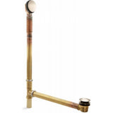 Kohler K-7265-BV Clearflo Brass Toe Tap Bath Drain, Vibrant Brushed Bronze