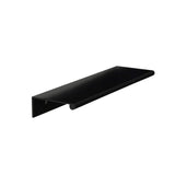 #3306-6 in. CKP Brand Back Mount Finger Edge Pull, Matte Black - 10 Pack