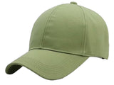 Zacharias WomenS Cotton Adjustable Plain Solid Baseball Cap (Olive Green)